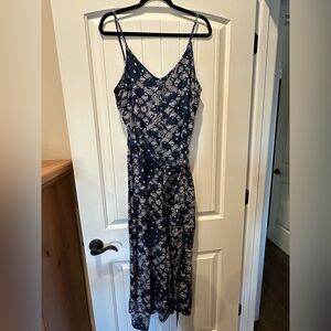 Rock & Republic Navy Paisley Jumpsuit.  X-Large